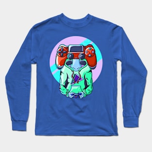 Gamer Head Long Sleeve T-Shirt